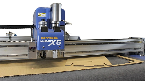 Cutting Corrugated Packaging Samples with a DYSS X5