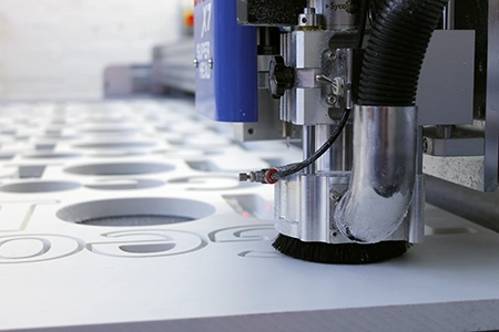 Cutting Foamex or Foam PVC with a DYSS Digital Cutter