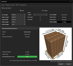 Sophisticated tools calculate theoretical compression