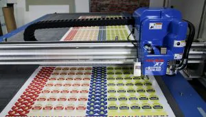 Beverage Labels Cut On The DYSS X7 At Print Leeds