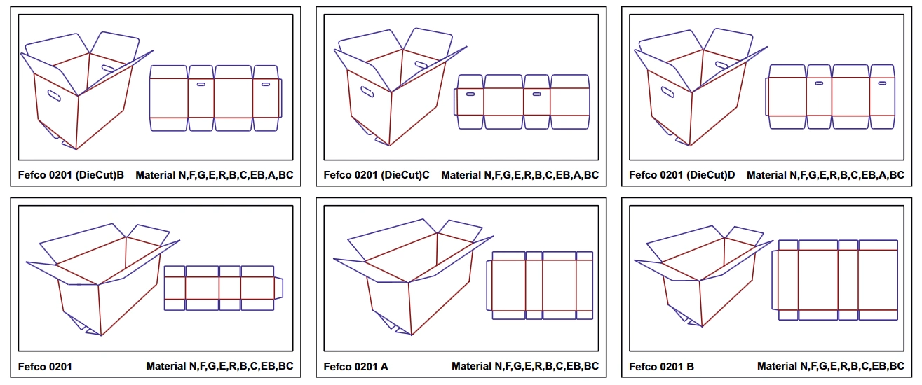 FEFCO style library