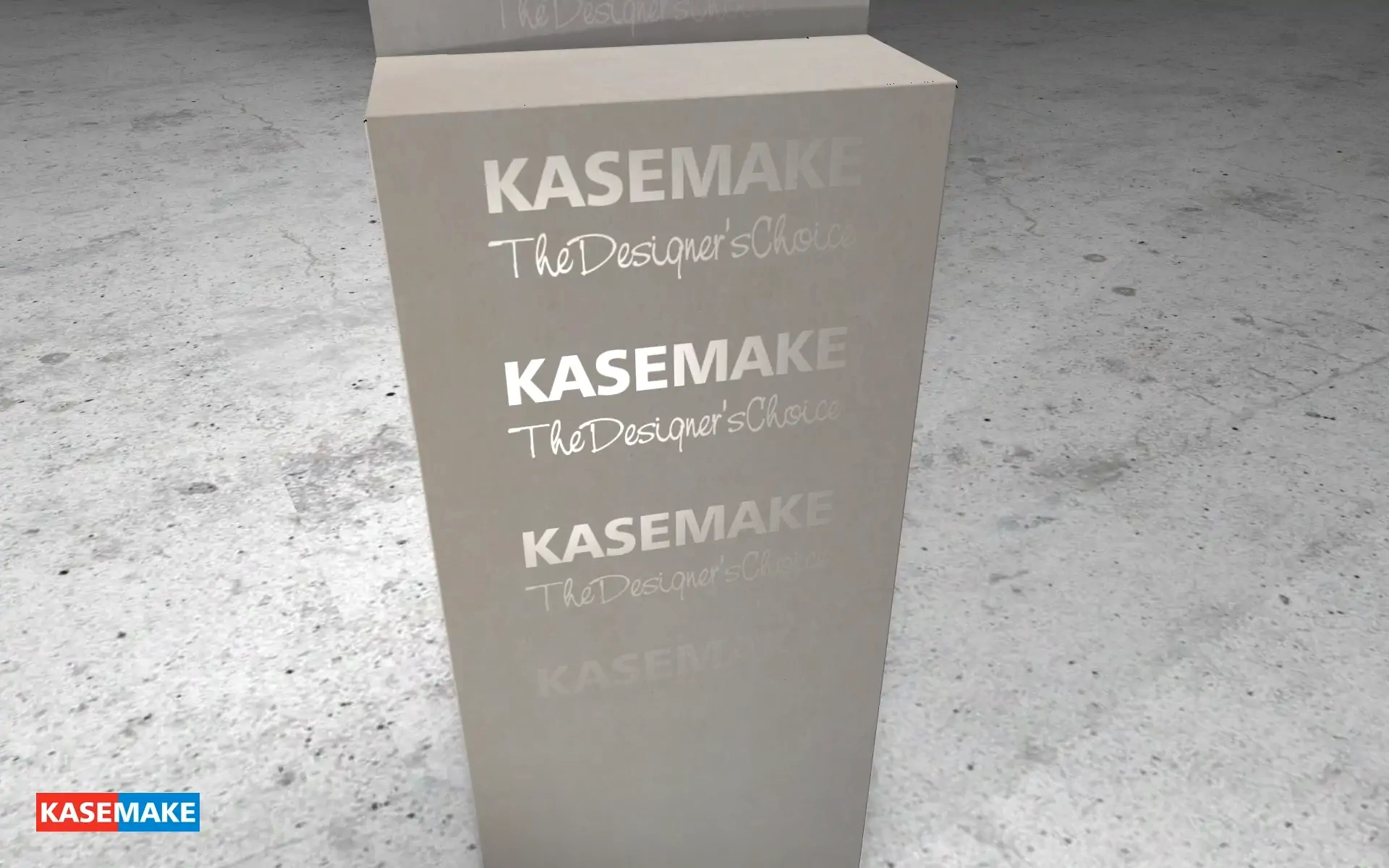 Vea efectos de barniz planos realistas en KASEMAKE 3D